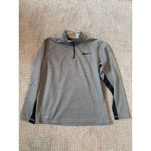 Nike Men's Therma Fit 1/4 Zip Black Pullover size M